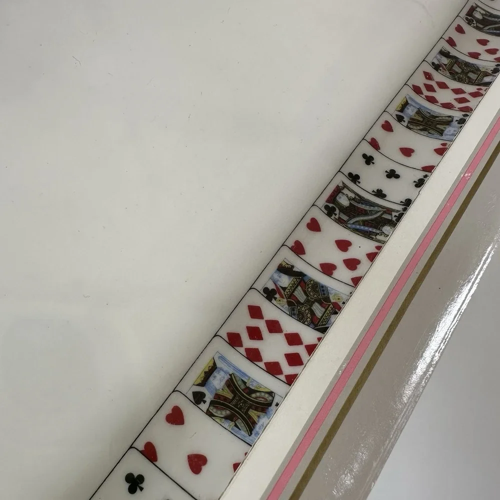 New NIB Queens CUT FOR COFFEE‎ Card Deck Bridge Bone China 11 3/4